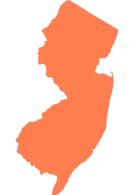 New Jersey state map